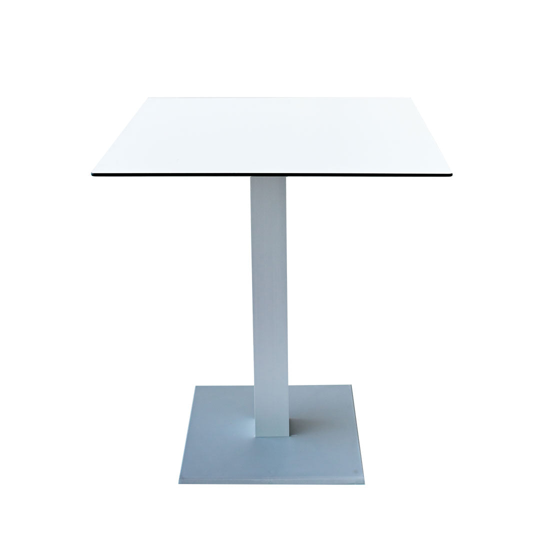 Mesa Compact Exterior Cuadrada 70cm Base Cuadrada