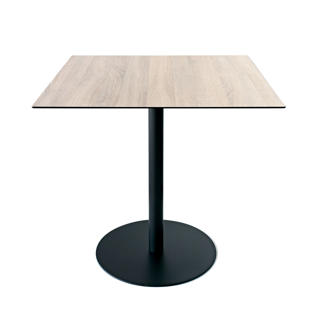 Mesa Compact Cuadrada 80cm Base Circular R2