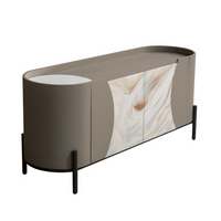 Credenza Bowie 2 Door - Aupe Marmo Beige Oro Rondell