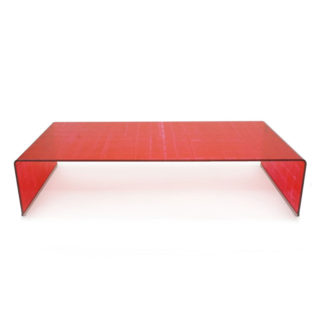 Mesa de Centro Brug - Translucent Red Hatch