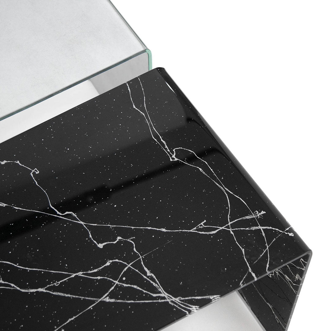 Mesa de Centro Diagonal - Marble Black