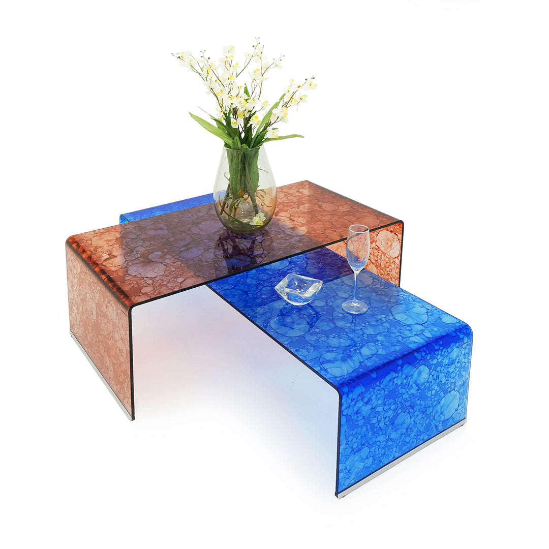 Mesa de Centro Diagonal - Translucent Splotch