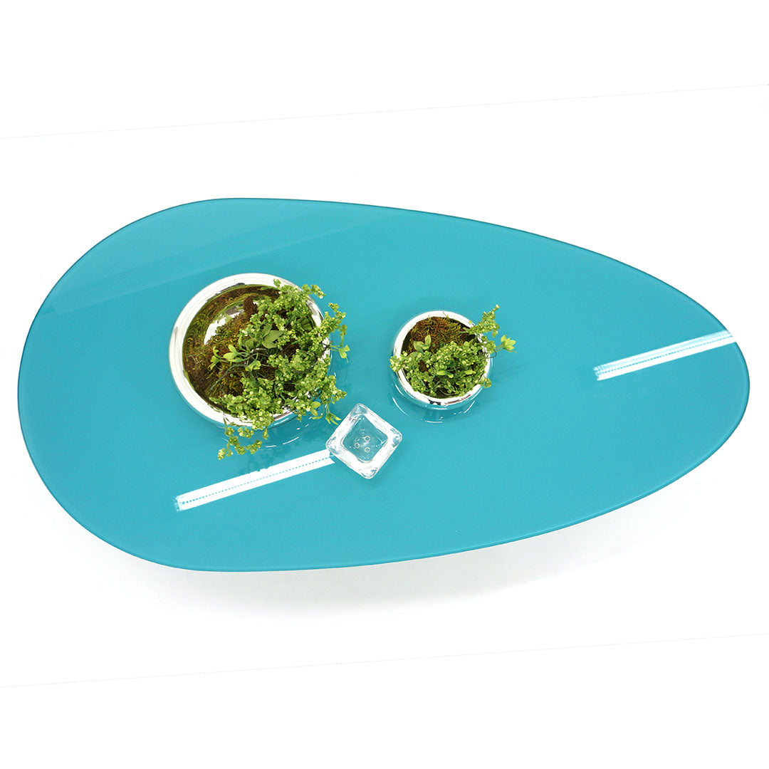 Mesa de Centro Drop - Solid Aqua