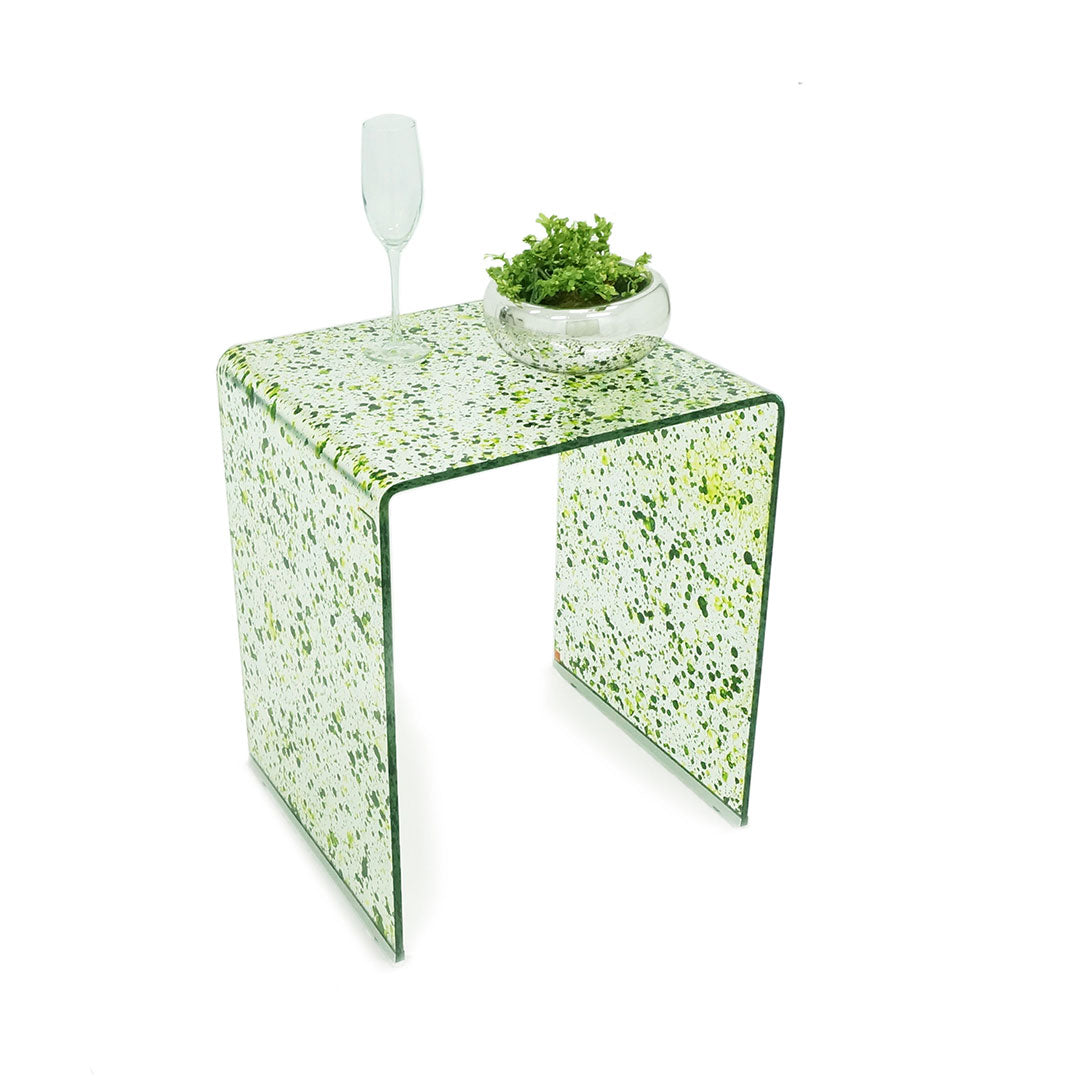 Mesa Lateral Ponticello - Translucent Green Splat