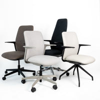Sillón Aria Alto Base Cromo