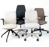 Sillón Aria Alto Base Cromo