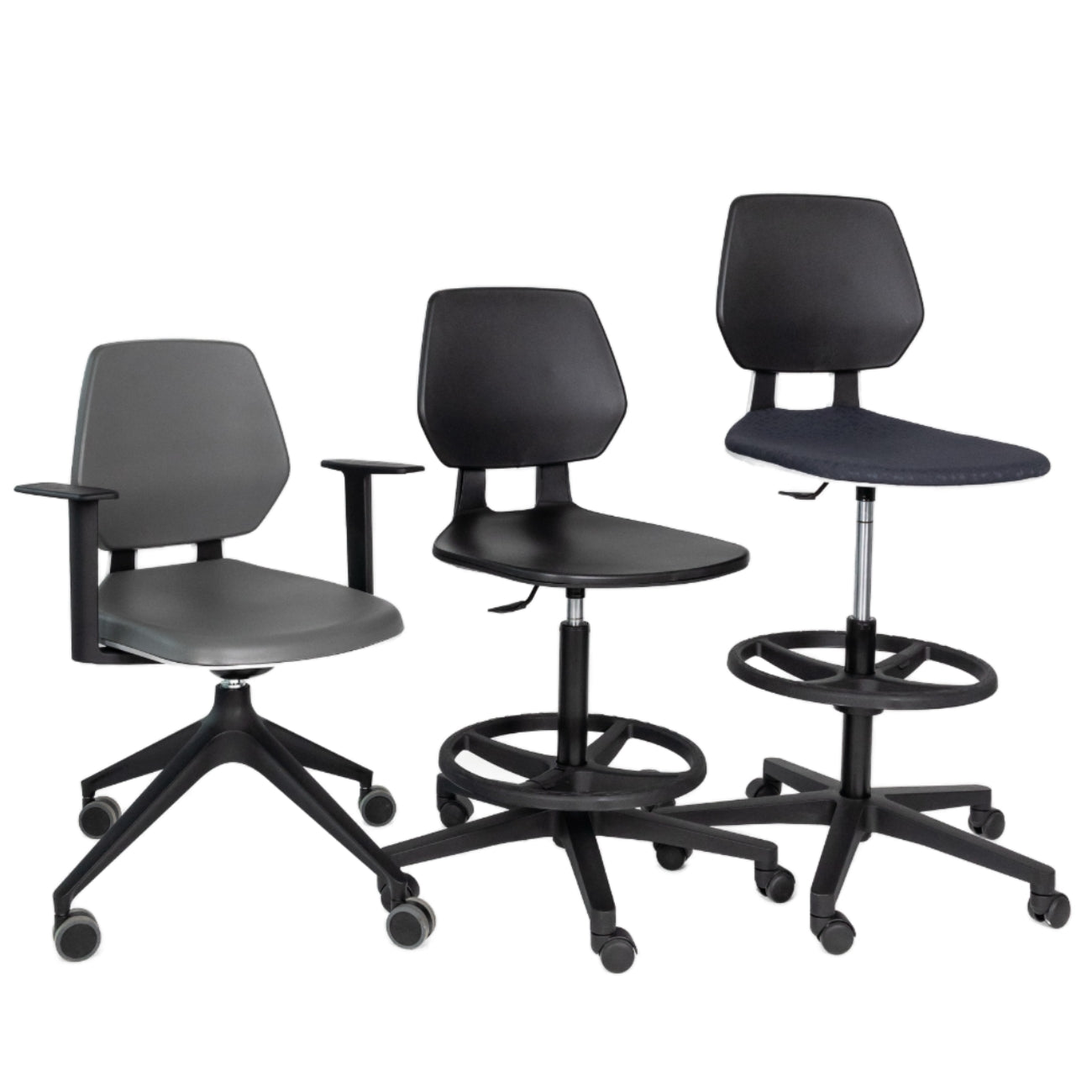 Banco Milos Negro 5p (RS-152/R/N)