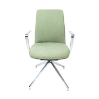 Sillón Lorenzo Bajo Tela Aluminio (RE-5061-AL)