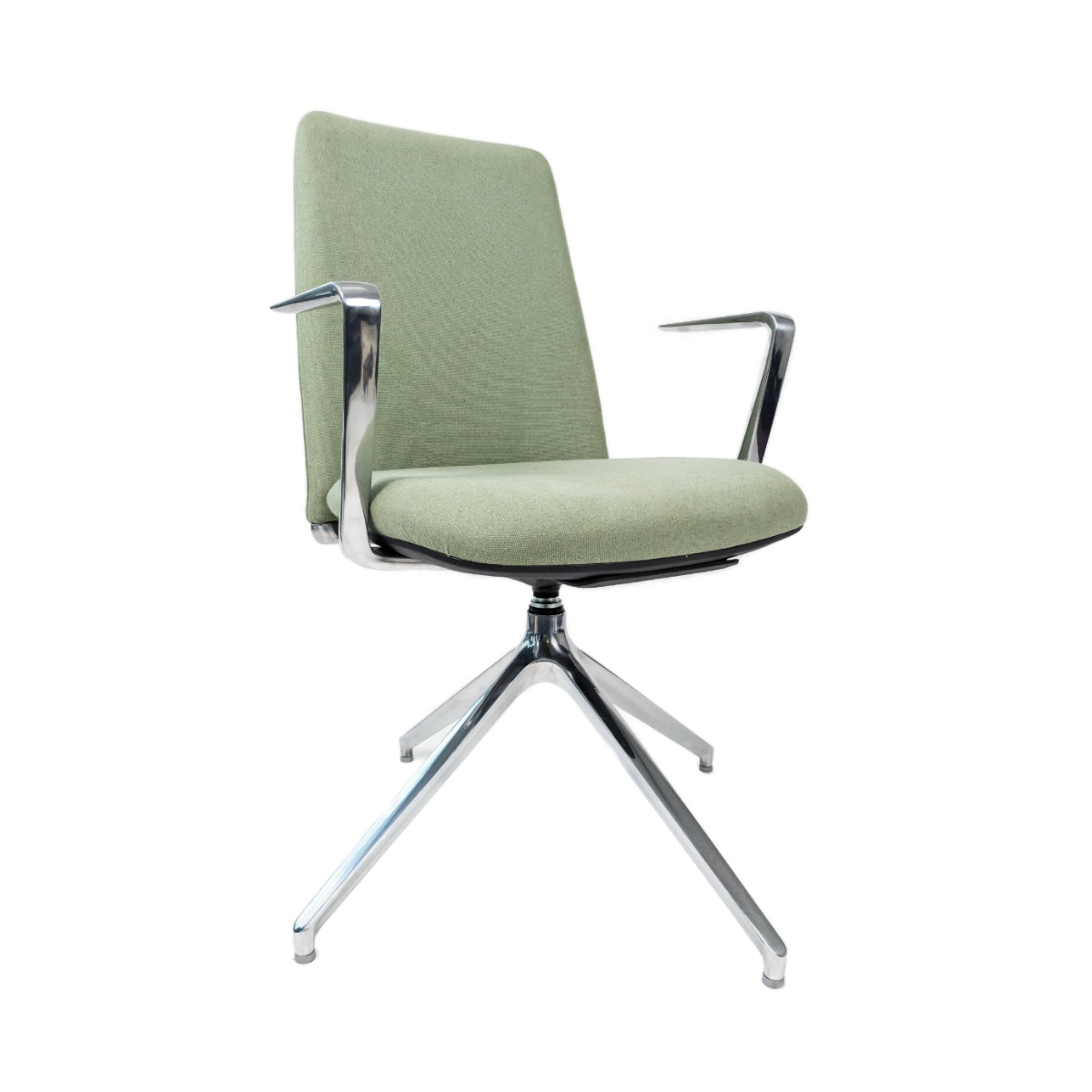 Sillón Lorenzo Bajo Tela Aluminio (RE-5061-AL)