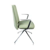 Sillón Lorenzo Bajo Tela Aluminio (RE-5061-AL)