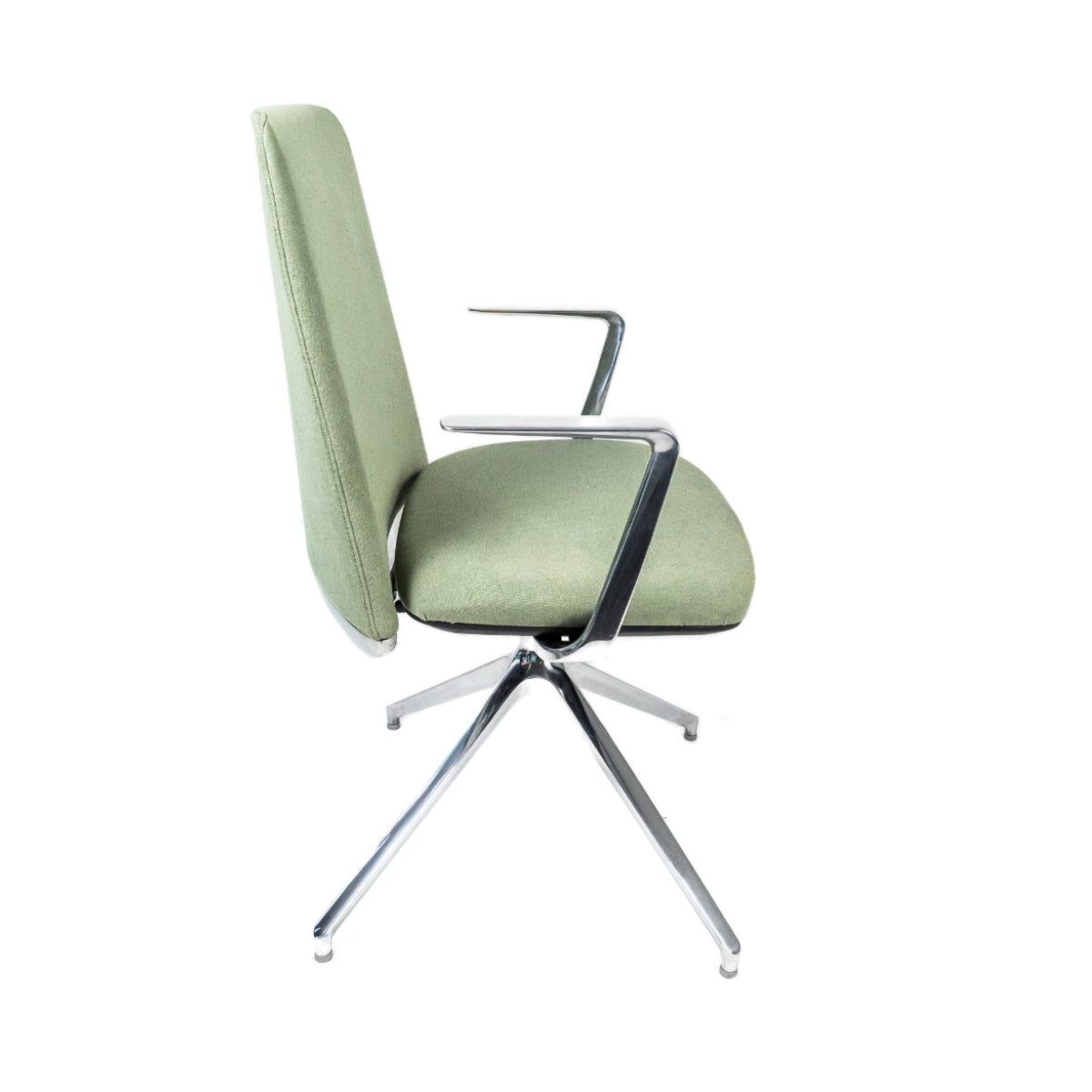 Sillón Lorenzo Bajo Tela Aluminio (RE-5061-AL)