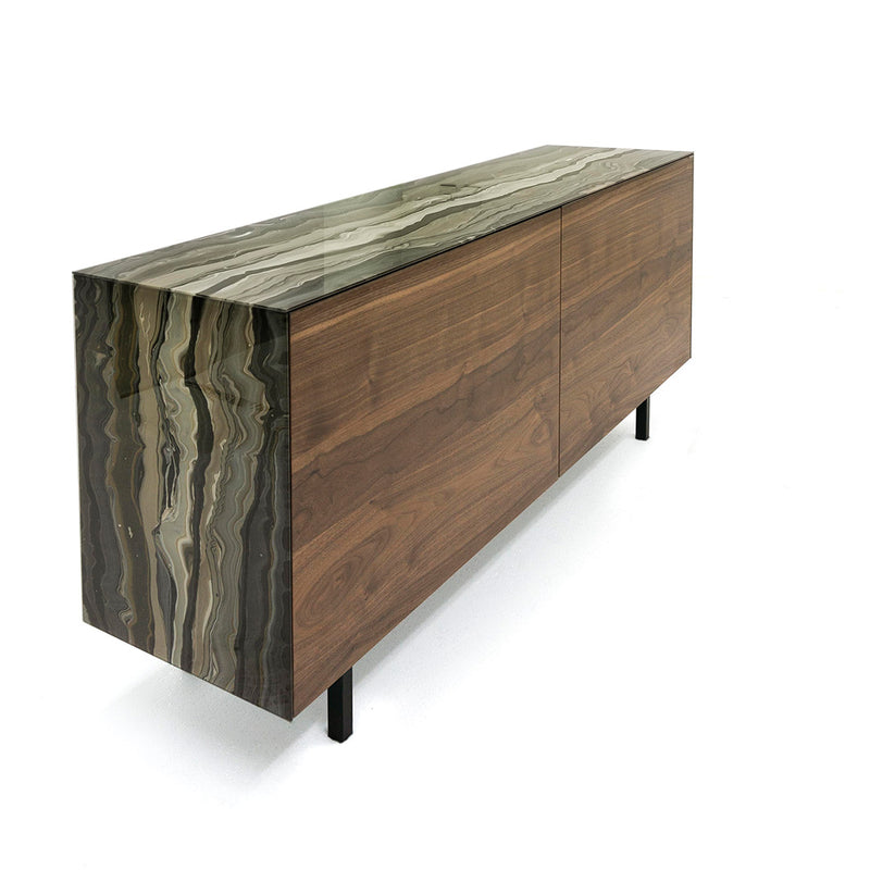 Credenza Nico 2-Door - Stratum Terra / Capa