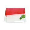 Mesa de Centro Diagonal - Translucent Red Hatch