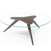 Mesa de Centro Tripod C - Extraclear Glass & Wenge