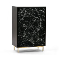 Cajonera Carlo - Marble Black  / Vinkel