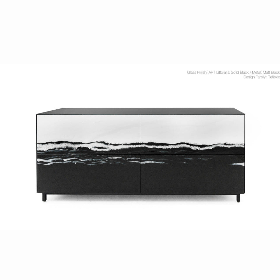 Vestidor Carlo - Marble White / Nogal