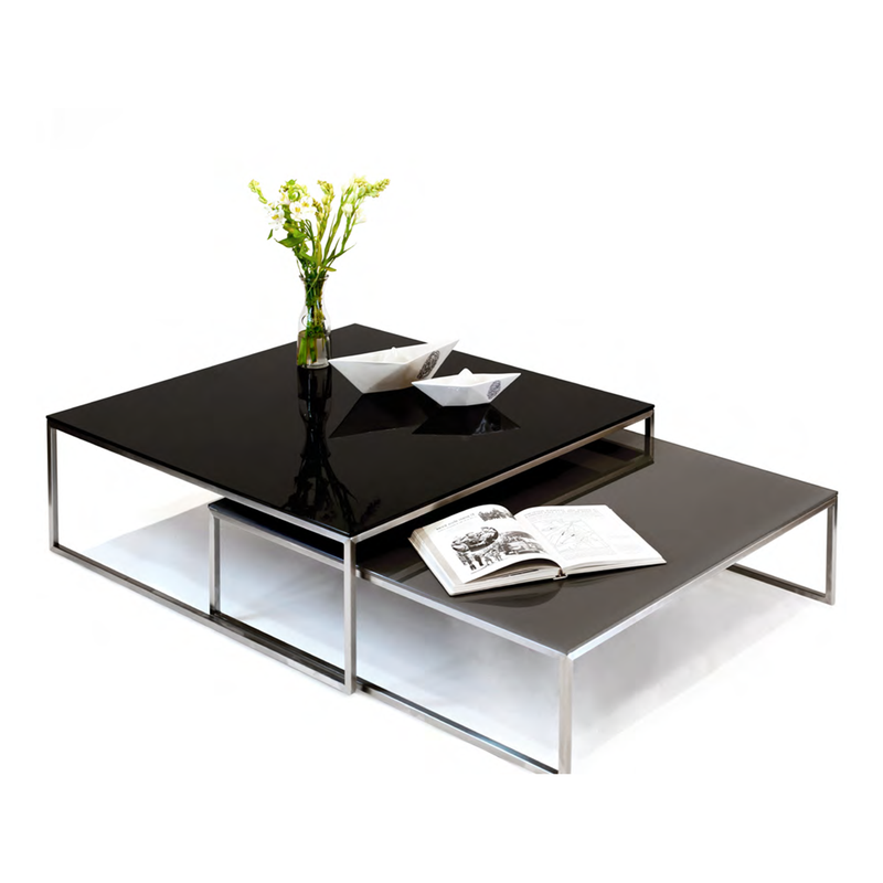 Mesa de Centro Kubus - Solid Black & Gray